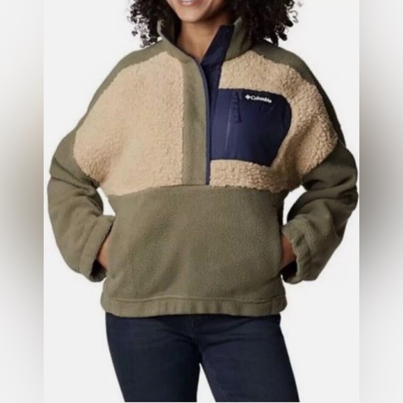 Columbia Lodge sherpa pullover fleece - Picture 1 of 6